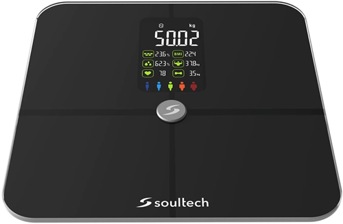 Soultech WellDone Bluetooth Smart Scale with Body Fat Measurement AT001S Black-2