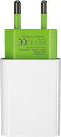 Soultech 2.1A Travel Charger SC214B  White+Green-2