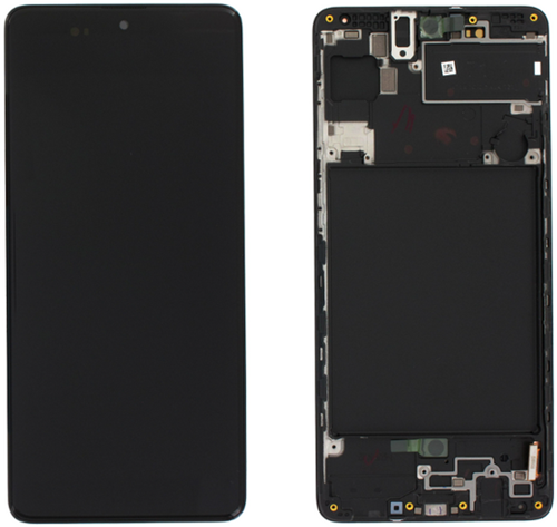 Samsung Galaxy A71 5G (A716F) Display Complete Black LCD  (Service-Pack)