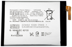 Batteria (Model LIP1653ERPC) compatibile con Sony Xperia XA2 Ultra, Sony Xperia XA1 Plus (H3213), Sony Xperia XA1 Plus (H4213), Sony Xperia L4 (OEM-Equivalent)