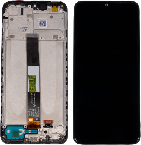 Xiaomi Redmi 9C, Redmi 9A, 9AT, 9C NFC, Redmi 10A Display LCD Complete With Frame Black X-419, X-392 (OEM-Equivalent)