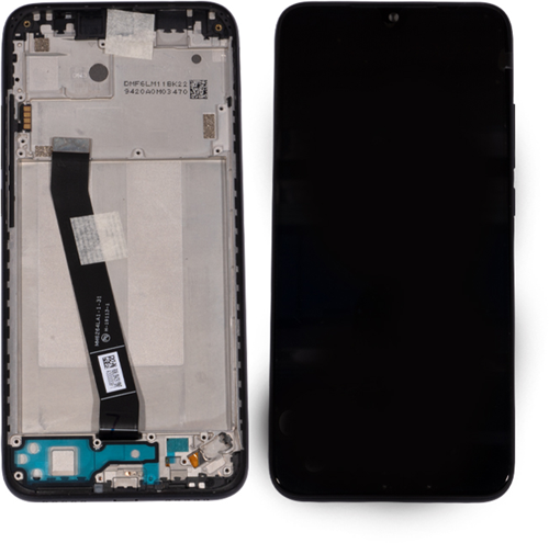 Realme 7 4G (RMX2155) Display LCD With Frame Black (Service-Pack)-2
