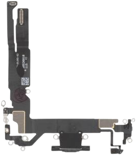 For Apple iPhone 17 Charging Connector Flex Black (OEM-Equivalent)