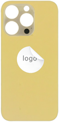 For Apple iPhone 14 Pro Big hole Back Glass Gold (OEM)