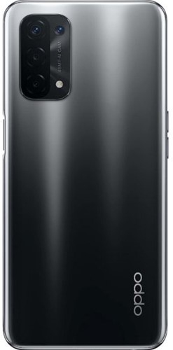 For Oppo A54 4G, A54 5G Back Cover With Camera Lens Fluid Black