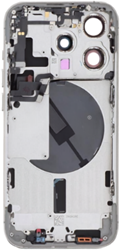 For Apple iPhone 15 Pro Middle Frame With Small Parts White Titanium (OEM-Equivalent)