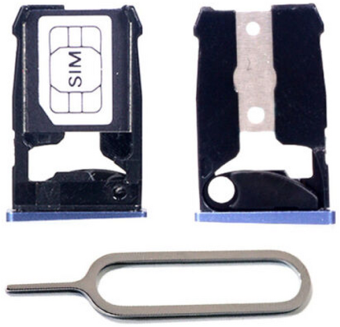 Huawei Nexus 6 Sim and SD Card Holder Blue
