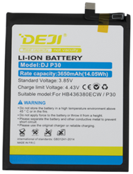 DEJI Batería (Model HB436380ECW) compatible con Huawei P30 (OEM-Equivalent)