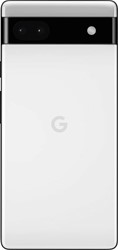 Google Pixel 6A (GX7AS) Back Cover + Camera Lens + Glass Strips Chalk (White)