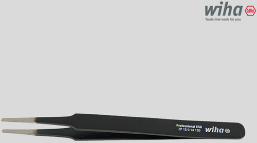 Wiha ZP15014120 Precision Tweezer Professional ESD (WH 15014)
