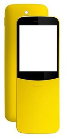 Nokia 8110 4G Back Cover Yellow
