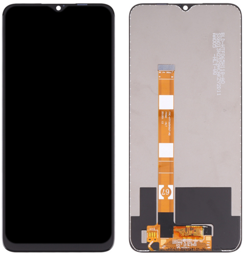 For Oppo A54s (CPH2273) LCD Display Complete  With Frame Black (OEM-Equivalent)