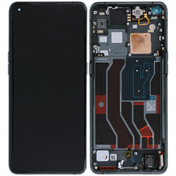 For Oppo Find X3, Find X3 Pro Display LCD With Frame Black (Pulled)