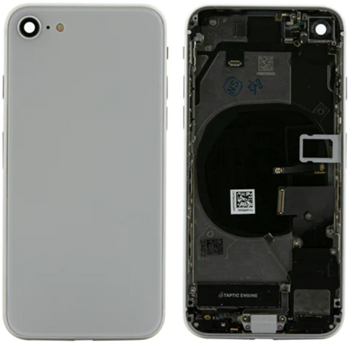 For Apple iPhone 8 Rear Housing With Small Parts Silver (OEM)