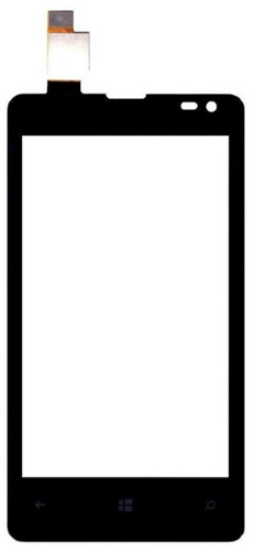 Touchscreen for Microsoft Lumia 435 BLACK