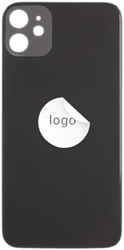 For Apple iPhone 11 Big Hole Back Glass Black (OEM)