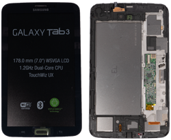 Samsung Galaxy Tab 3 7.0 WiFi (T210, P3210) Display LCD Complete Black (OEM)