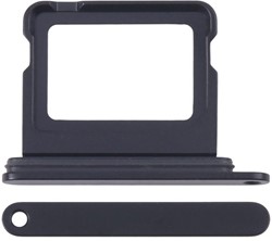 For Apple iPhone 16, 16 Plus Sim Card Holder Black (OEM)