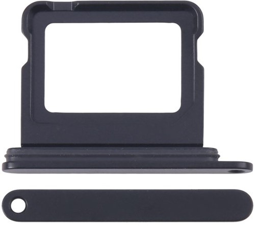 For Apple iPhone 16, 16 Plus Sim Card Holder Black (OEM)
