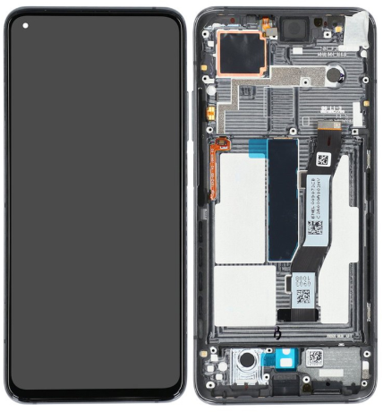 Xiaomi Mi 10T, Mi 10T Pro 5G Display LCD Complete with Frame Black (Service-Pack)
