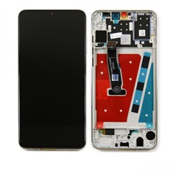 Huawei P30 Lite Display LCD With Frame Pearl White (OEM)