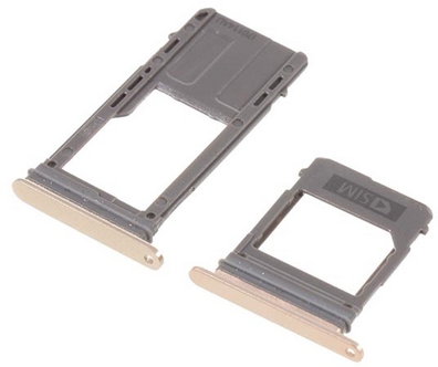 SIM card Holder for Samsung Galaxy A5 (2017) A520 Dual SIM GOLD
