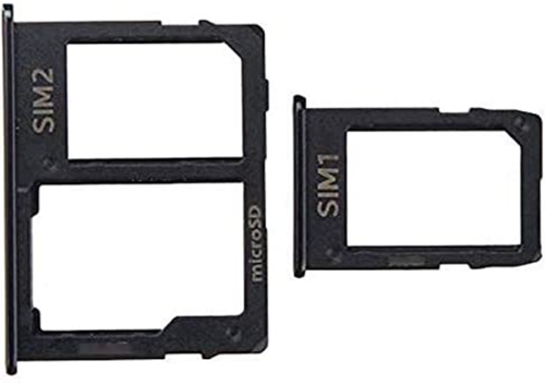 SIM & Memory card Holder for Samsung J4 Plus (2018) J415  BLACK