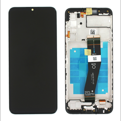 Samsung Galaxy A03s (A037G) Display LCD Complete With Frame Black (Service Pack)
