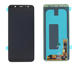 Samsung Galaxy A6 Plus 2018 (A605F) Display LCD Complete With Frame Black (Service Pack)