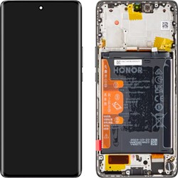 Honor Magic 6 Lite Display LCD With Frame And Midnight Black 0235AHHU Battery (Service-Pack)