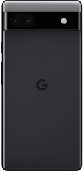 Google Pixel 6A (GX7AS) Back Cover + Camera Lens + Glass Strips Charcoal (Black)