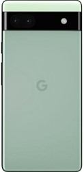 Google Pixel 6A (GX7AS) Back Cover + Camera Lens + Glass Strips Sage (Green)