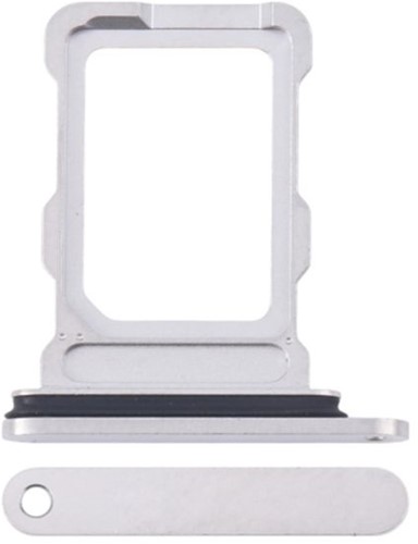 For Apple iPhone 16 Pro, 16 Pro Max Sim Card Holder White Titanium (OEM-Equivalent)
