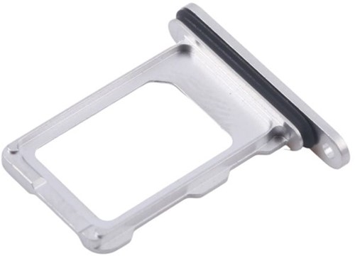 For Apple iPhone 16 Pro, 16 Pro Max Sim Card Holder White Titanium (OEM-Equivalent)-2