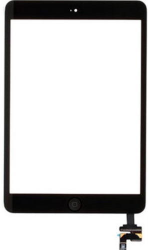 For Apple iPad mini 1, mini 2, Touchscreen BLACK (OEM-Equivalent)