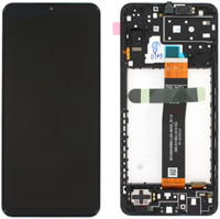 Samsung Galaxy A13 (A136B) Display LCD Complete With Frame Black (Service Pack)