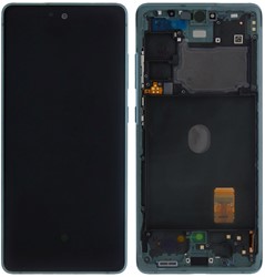 Samsung Galaxy S20 FE (G780F), S20 FE (G781B) Display LCD Complete With Frame Cloud Mint (OLED)