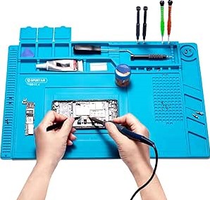 RELIFE (S-160) 45x30cm Soldering Station Repair Mat Magnetic Heat Insulation Silicone Pad Desk Platform
