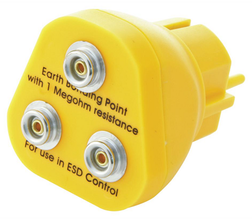 EU Earth Bonding Plug with 3 x 10mm studs (KS-57130)