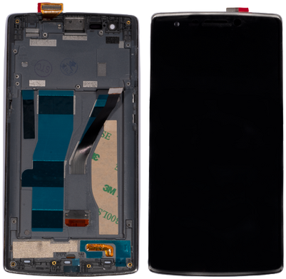 Oneplus One (A0001) Display LCD With Frame Silver (OEM)