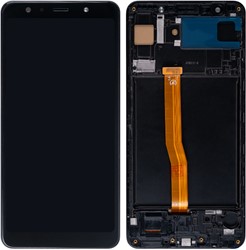 Samsung Galaxy A7 2018 (A750F) Display LCD Black With Frame Black (OLED)