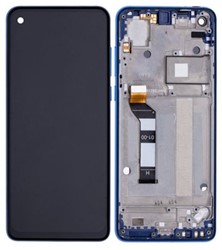 Motorola One Vision (XT1970-1) Display LCD With Frame Blue (OEM)