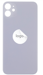 For Apple iPhone 11 Big Hole Back Glass - incl Tape - Purple (Premium ORG)