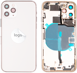 For Apple iPhone 11 Pro Max Rear Housing With Small Parts Silver (OEM)