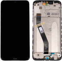 Xiaomi Redmi 8, Redmi 8A, Redmi 8A Pro Display LCD (5600040C3I00) Complete With Frame Black (Service-Pack)