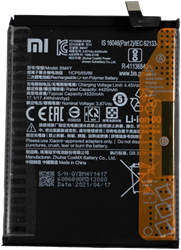 Batterie (Model BM4Y) compatible avec Xiaomi Poco F3, Xiaomi Mi 11i (OEM-Equivalent)