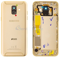 Samsung Galaxy A6 2018 (A600) Back Cover Gold