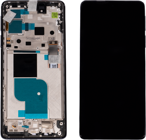 Motorola Edge 30 Pro (XT2201-1) Display LCD (5D68C20276) With Frame Cosmos Blue (Service-Pack)
