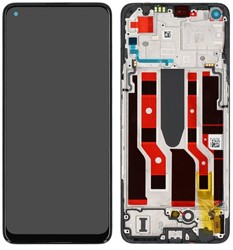 OPPO Reno 8 Lite / Reno 7 Lite / Reno 7Z 5G (2022) Display LCD Complete With Frame Black (Service-Pack)