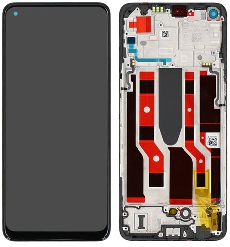 OPPO Reno 8 Lite / Reno 7 Lite / Reno 7Z 5G (2022) Display LCD Complete With Frame Black (Service-Pack)